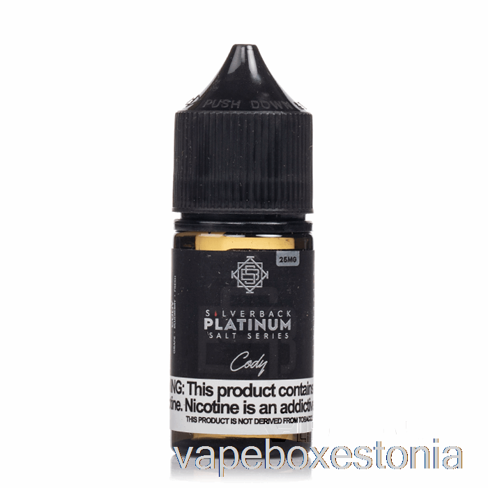 Vape Box Estonia Cody - Silverback Platinum Series Soolad - 30ml 45mg